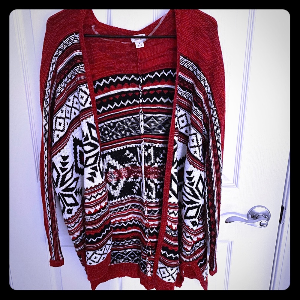 Mossimo Aztec design cardigan